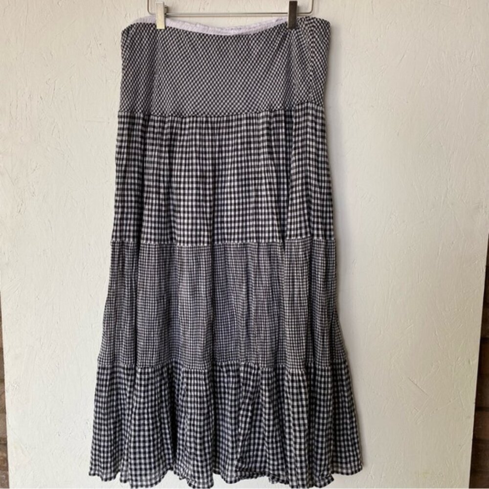 Black and White Maxi Skirt